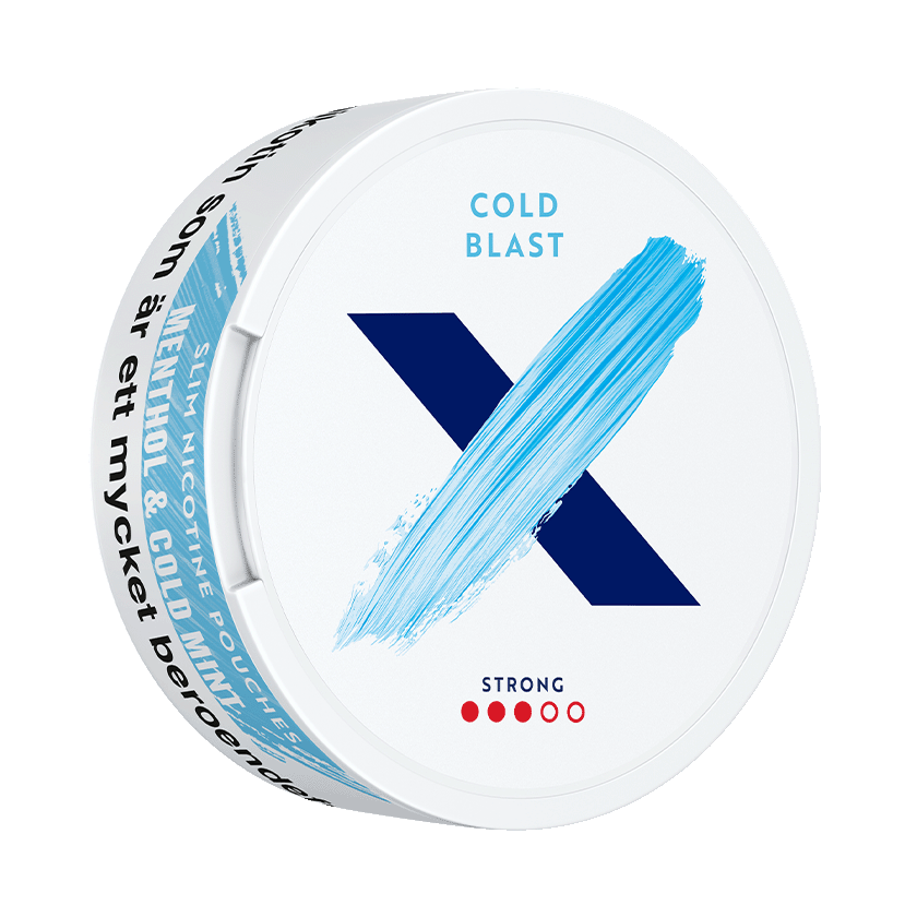 X X Cold Blast Strong - nikotinpåsar