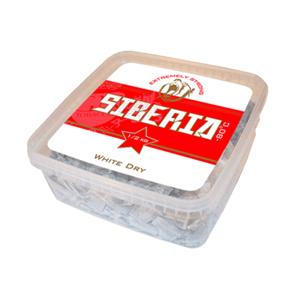 Siberia White Dry Portionssnus 500g