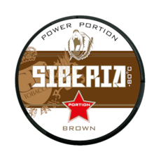 Siberia -80 Degrees Brown Portionssnus