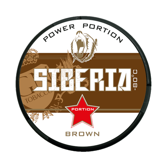Siberia -80 Degrees Brown Portionssnus