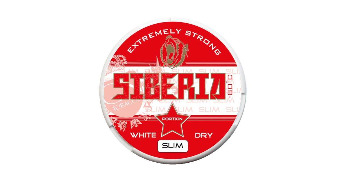 Siberia -80°C Extremely Strong White Dry Slim Portion