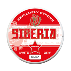 Siberia -80 Degrees White Dry Slim Portionssnus