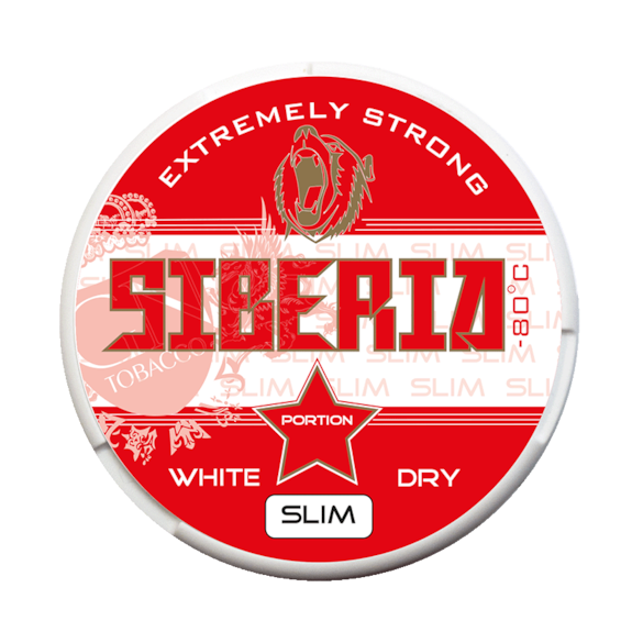 Siberia -80 Degrees White Dry Slim Portionssnus