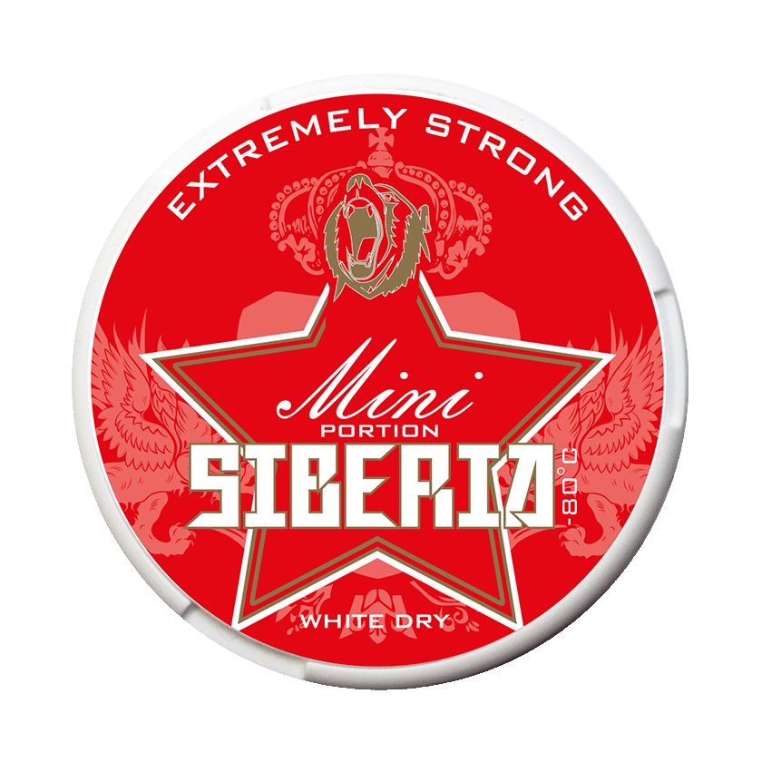 Siberia Siberia -80°C Extremely Strong White Dry Mini Portion Extra Strong - snus