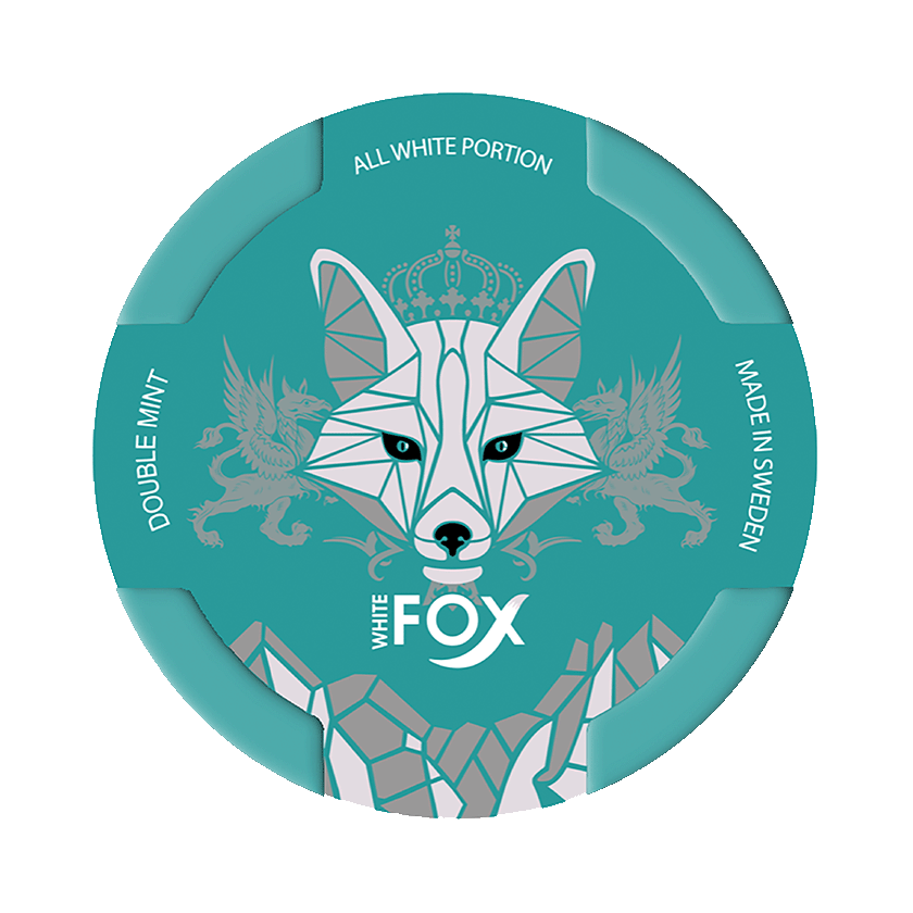 White Fox White Fox Double Mint 5 Strong – nikotinpåsar