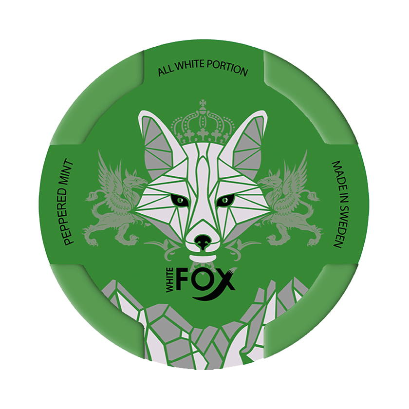 White Fox White Fox Peppered Mint 5 Extra Strong – nikotinpåsar