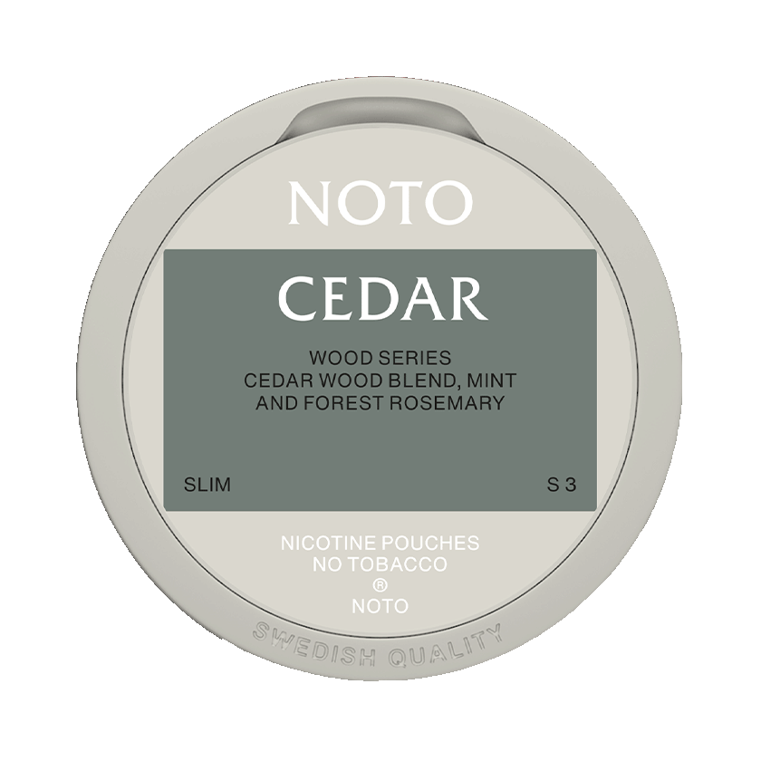 Noto NOTO Cedar S3 Normal – nikotinpåsar