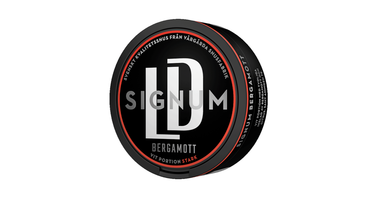 LD Signum Bergamott Vit Portion Stark