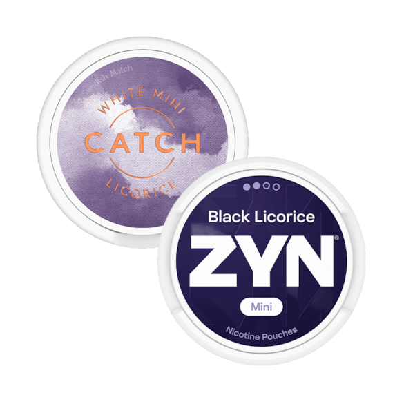 Catch and Zyn Mini Liqorice S2 2-pack