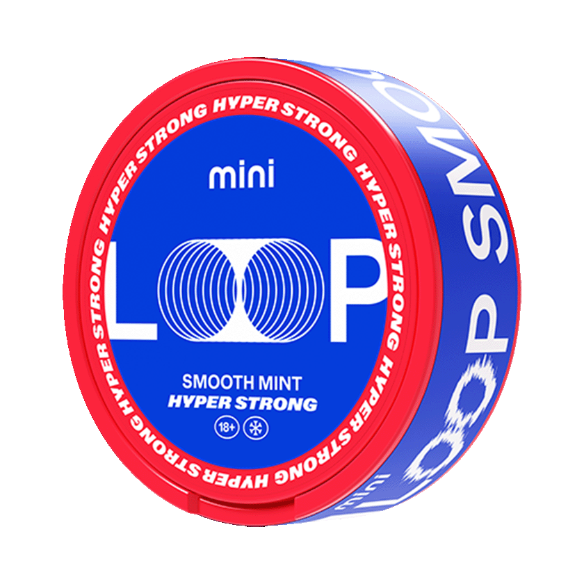 LOOP Loop Smooth Mint Mini Hyper Strong Strong – nikotinpåsar