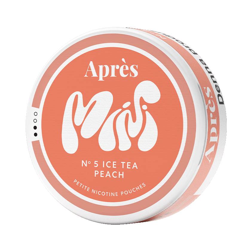 Apres Après No.5 Ice Tea Peach Mini Normal Light – nikotinpåsar