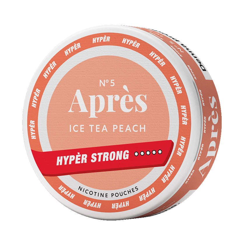 Apres Après No.5 Ice Tea Peach Strong Strong – nikotinpåsar