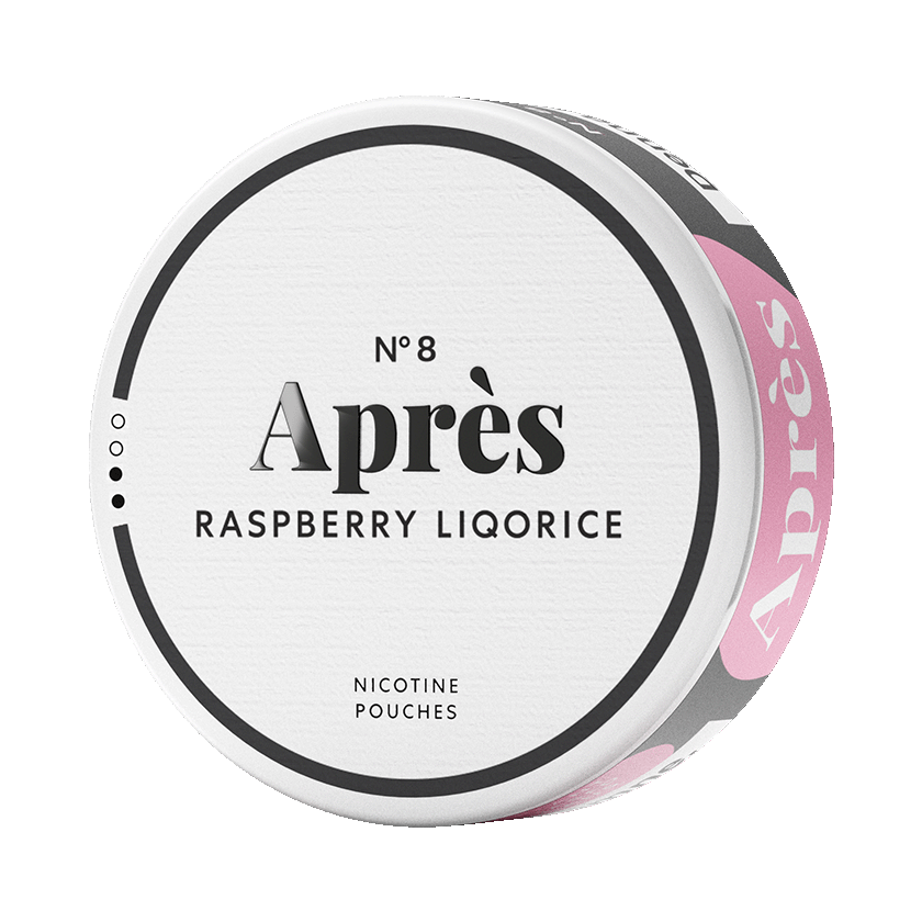 Apres Après No.8 Raspberry Liqorice Normal Normal – nikotinpåsar