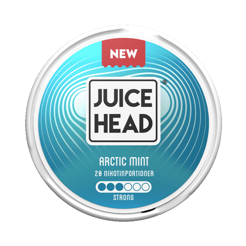 Juicehead Juice Head Arctic Mint 9mg Strong Strong – nikotinpåsar