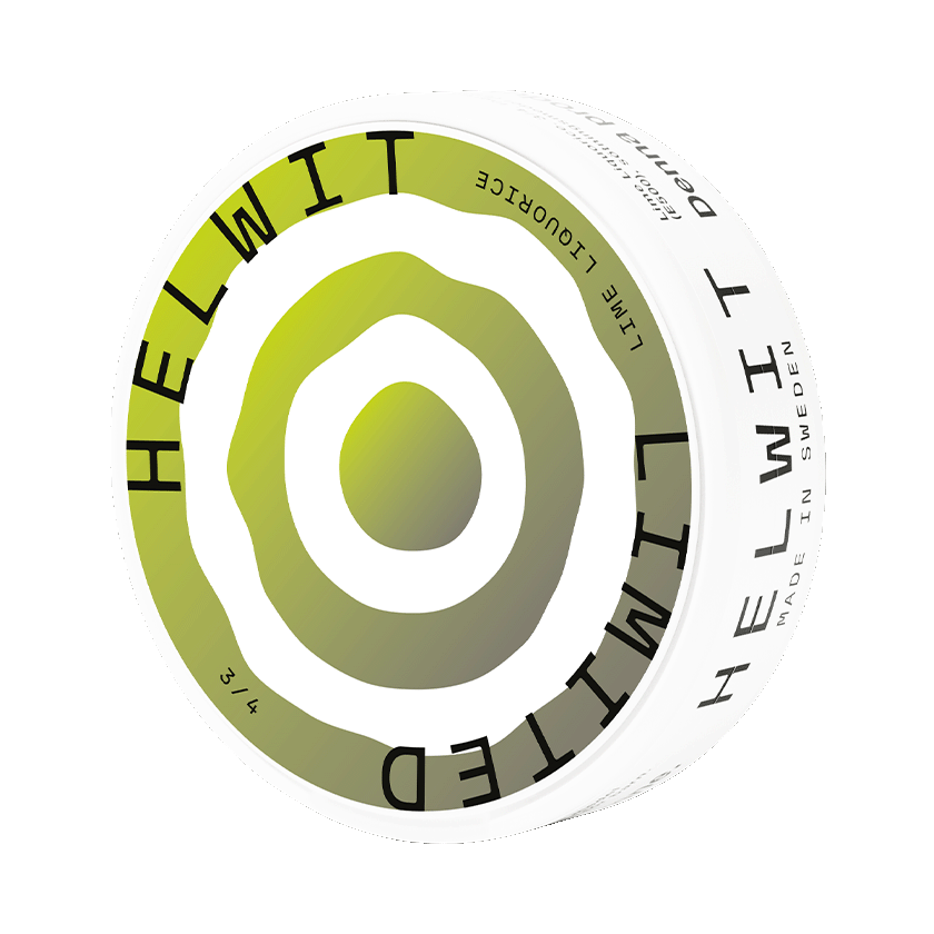Helwit Helwit Lime Liquorice 3 Light – nikotinpåsar
