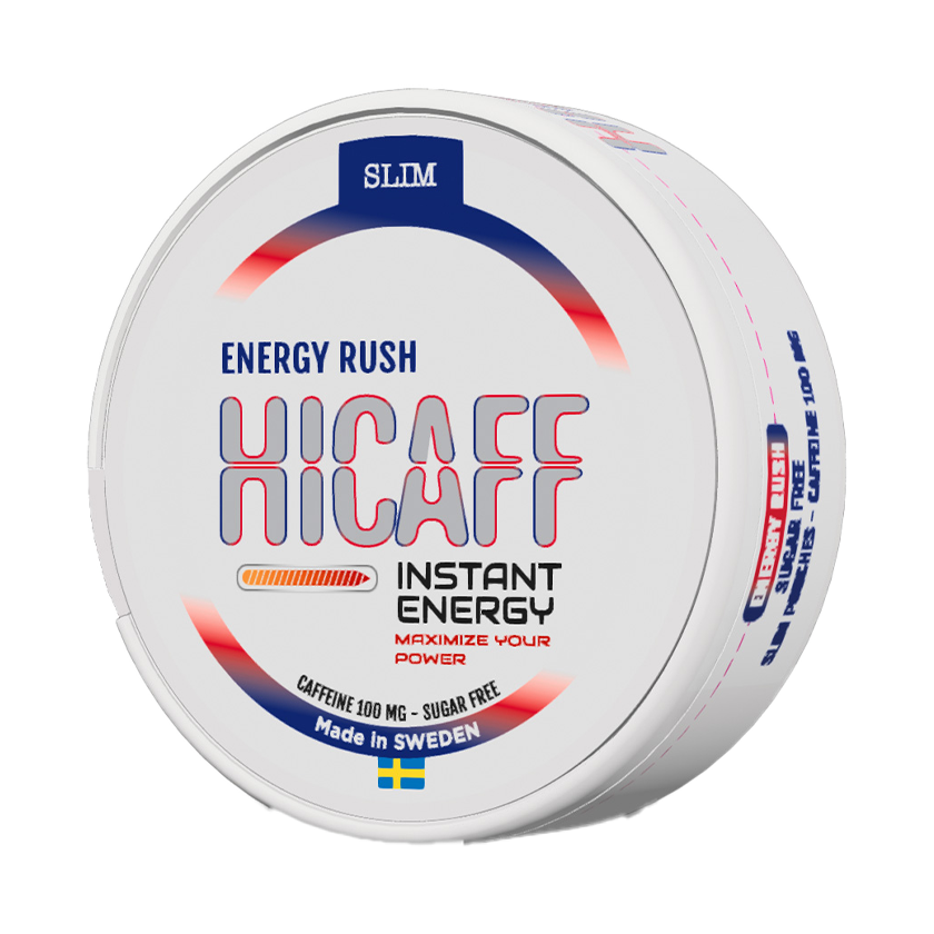 Hicaff Hicaff Energy Rush Nikotinfritt Snus - nikotinpåsar