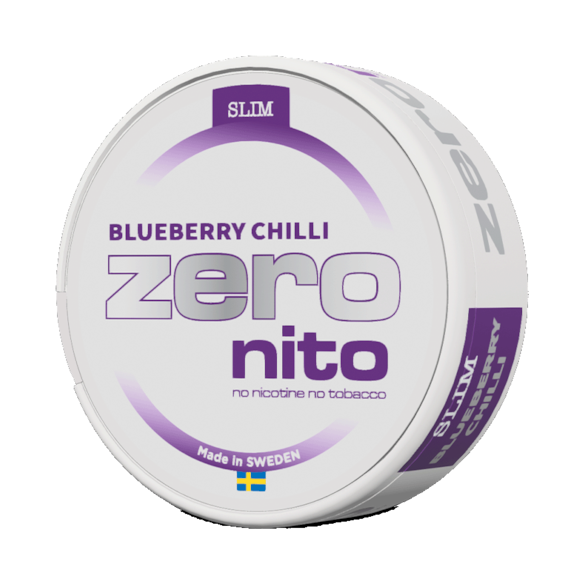 Zeronito Blueberry Chilli Slim Nikotinfritt Snus