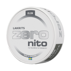 Zeronito Lakrits Slim Nikotinfritt Snus