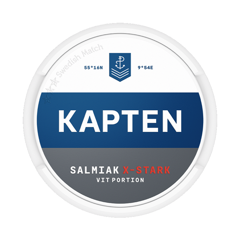 Kapten Vit Salmiak X-Stark dosa