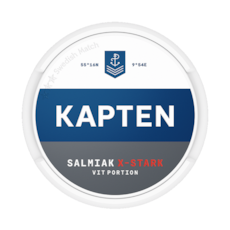 Kapten Vit Salmiak Extra Stark Portion