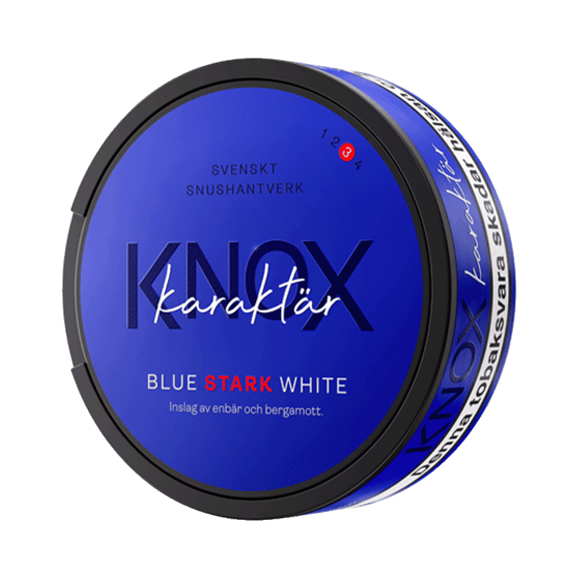 Knox Knox Karaktär Blue Stark White Strong - traditionellt snus