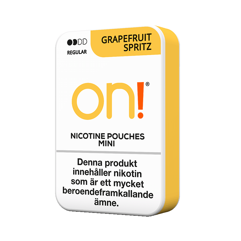 On! On! Grapefruit Spritz Mini 3mg Regular Light – nikotinpåsar