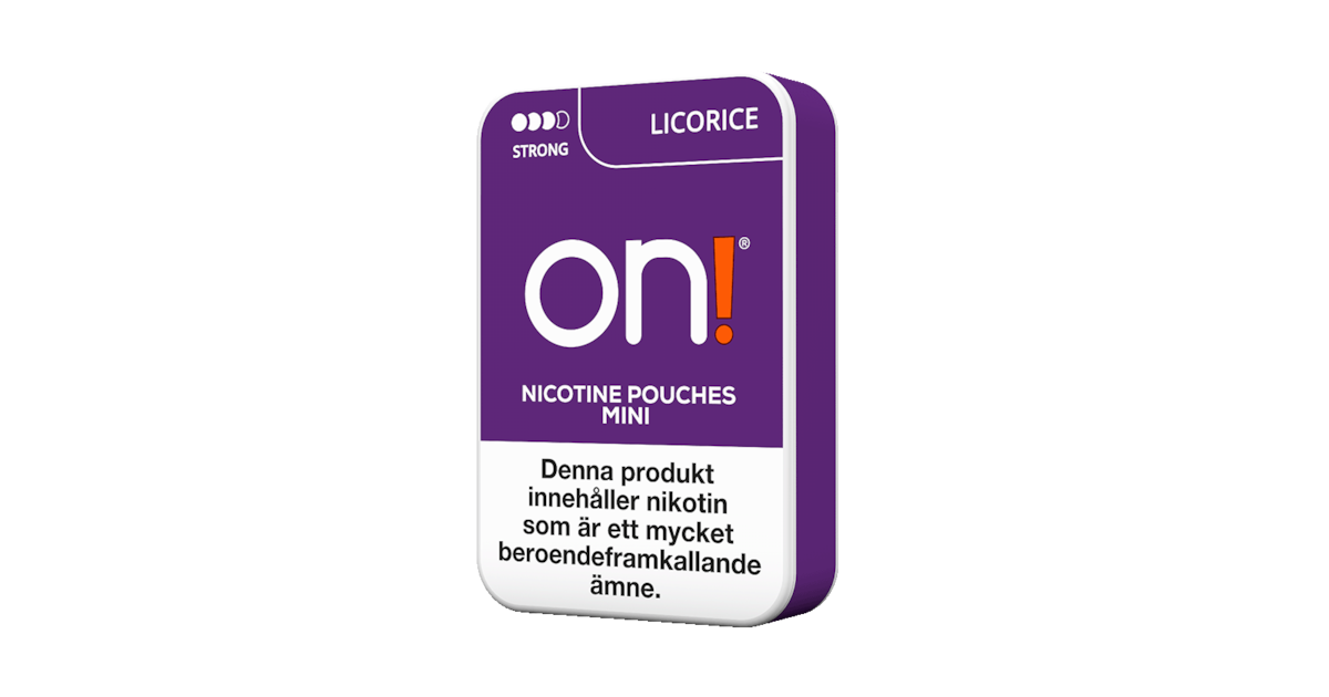 On! Licorice Strong Mini 6mg