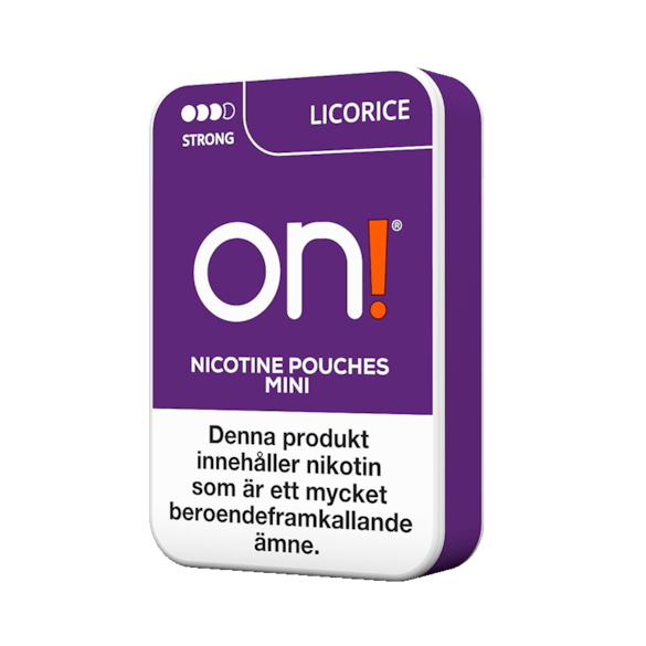On! Licorice 6 mg Strong