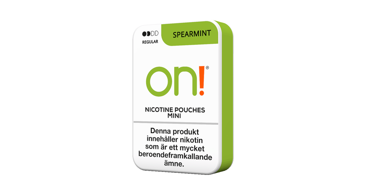 On! Spearmint Regular Mini 3mg