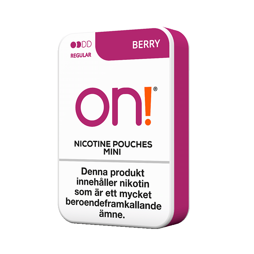 On! On Berry Mini Light - nikotinpåsar