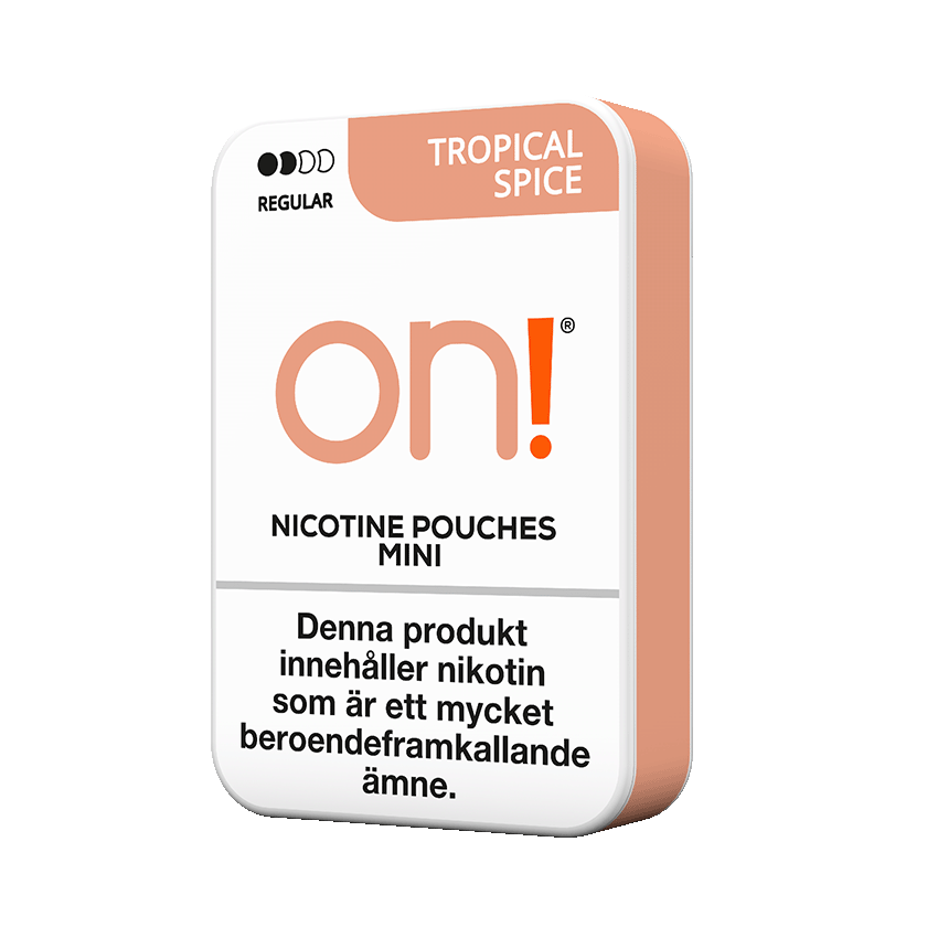 On! On! Tropical Spice Mini 3mg Regular Normal – nikotinpåsar