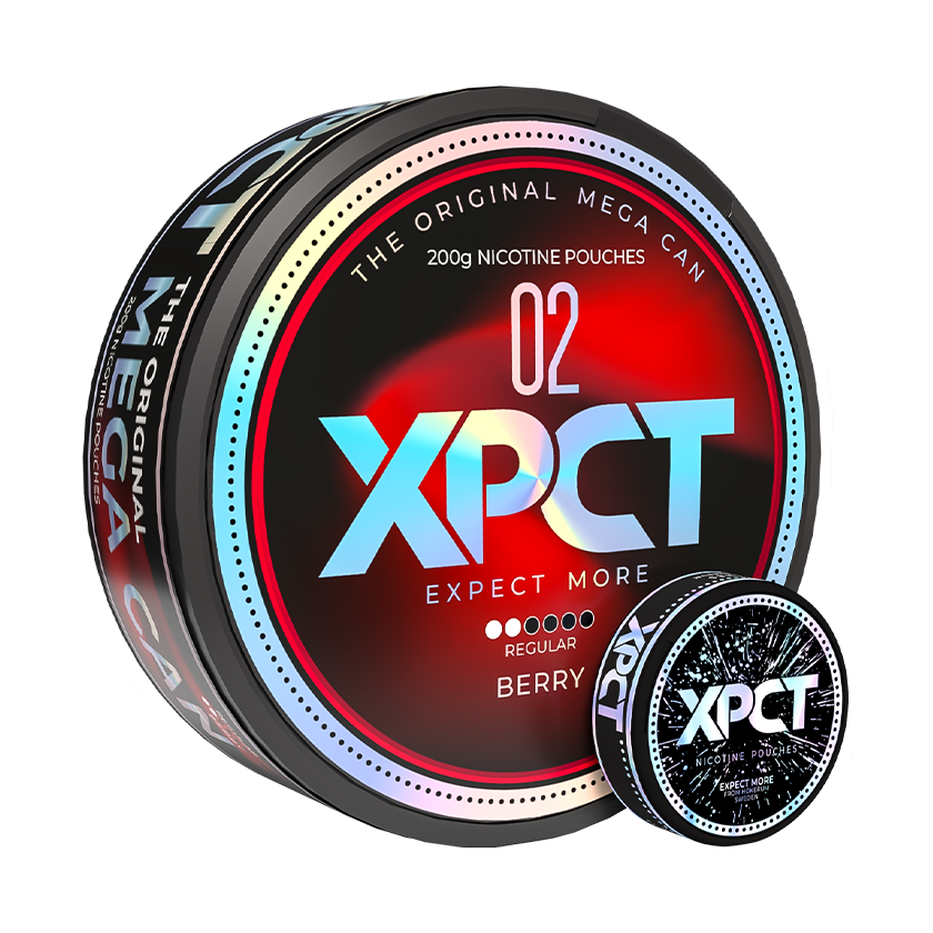 Xpct XPCT Berry Mega Dosa Normal – nikotinpåsar