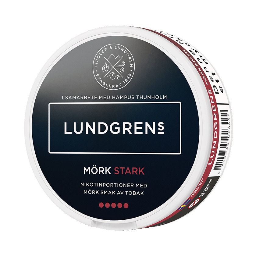 Lundgrens Lundgrens Mörk Stark Strong – nikotinpåsar