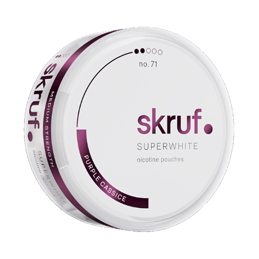Skruf Skruf Superwhite No.71 Purple Cassice Light – nikotinpåsar