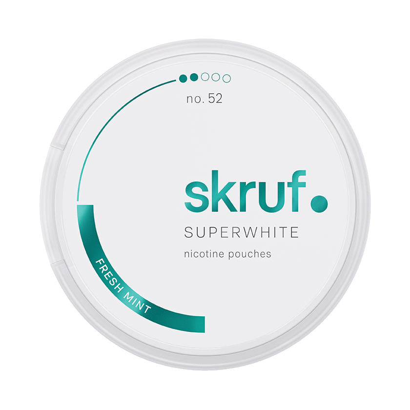 Skruf Skruf Superwhite No.54 Fresh Mint Xtra Light - snus