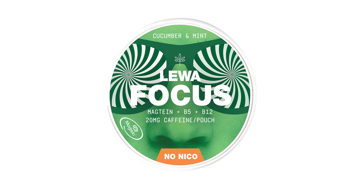LEWA Focus Cucumber & Mint 20mg Koffein