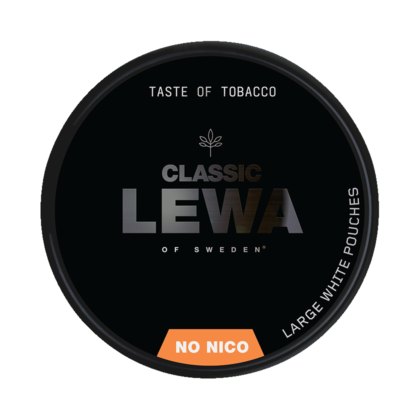 Lewa LEWA Classic Taste Of Tobacco Nikotinfritt Snus Normal – nikotinpåsar