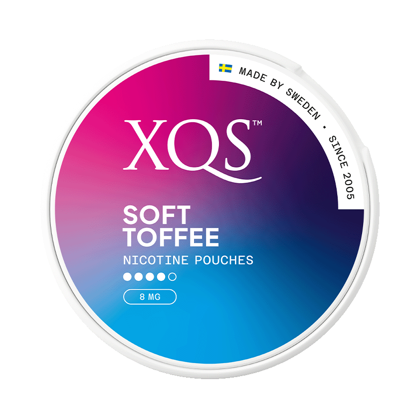 XQS XQS Soft Toffee Slim Strong Normal – nikotinpåsar