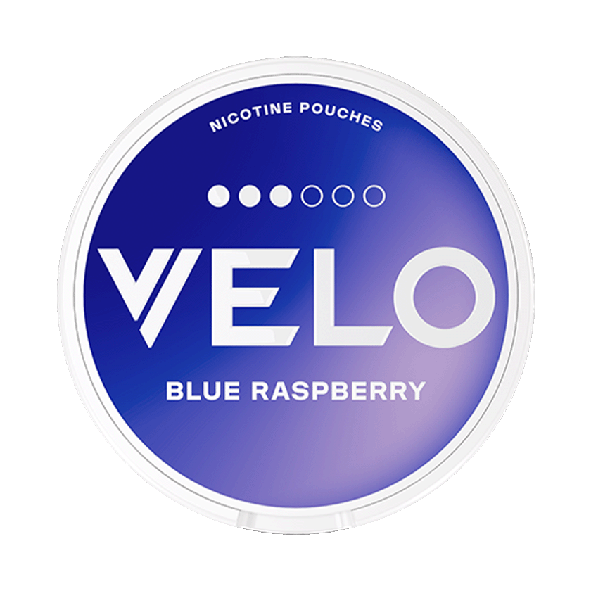VELO VELO Blue Raspberry Normal – nikotinpåsar