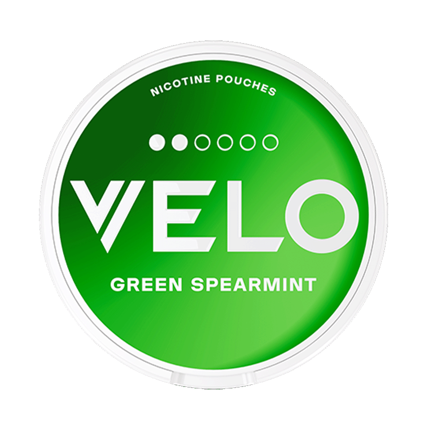 VELO VELO Green Spearmint Normal – nikotinpåsar
