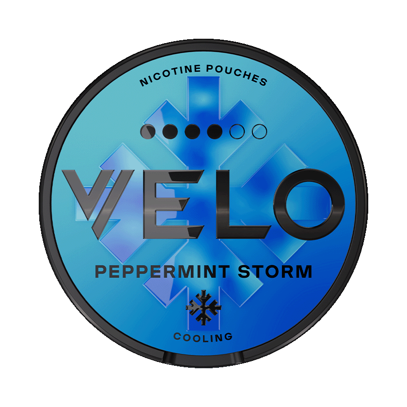 VELO VELO Peppermint Storm Strong – nikotinpåsar