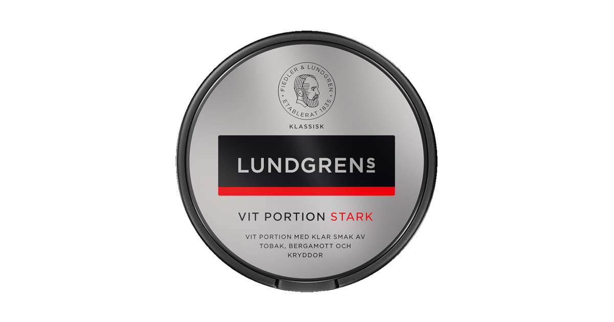 Lundgrens Vit Portion Stark