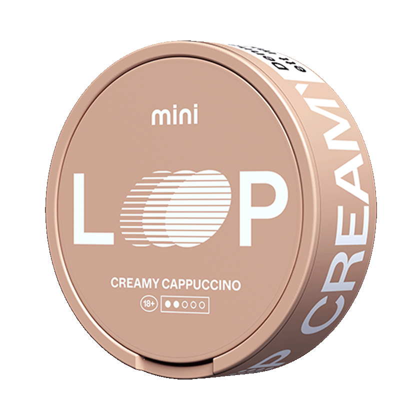 LOOP Loop Creamy Cappuccino Mini Normal – nikotinpåsar