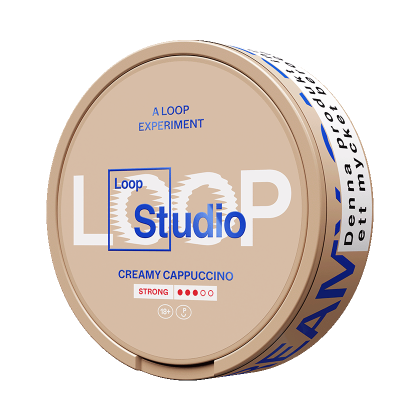 Loop Creamy Cappuccino Strong - nikotinpåsar