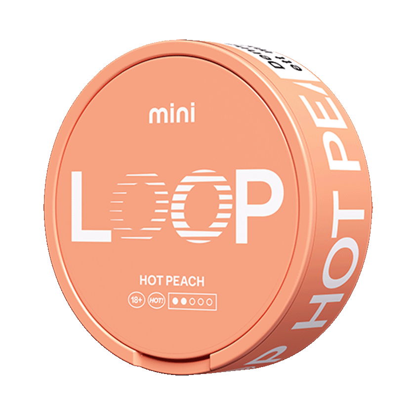 LOOP Loop Hot Peach Mini Normal – nikotinpåsar