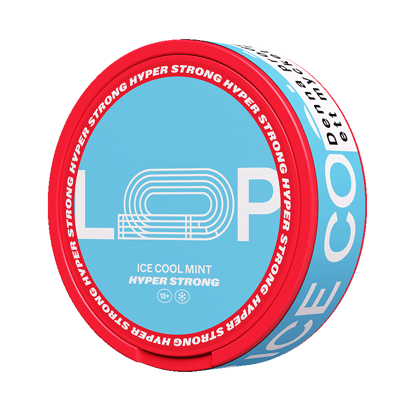 LOOP Loop Ice Cool Mint Hyper Strong Extra Strong – nikotinpåsar