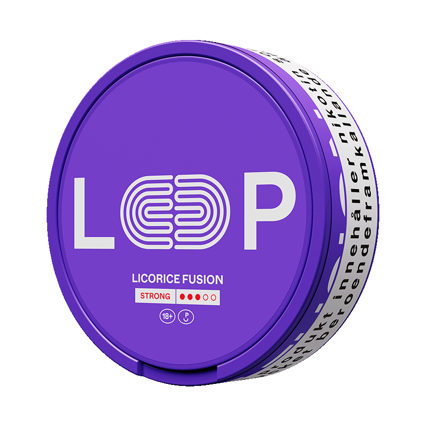 Loop Licorice Fusion Strong - nikotinpåsar