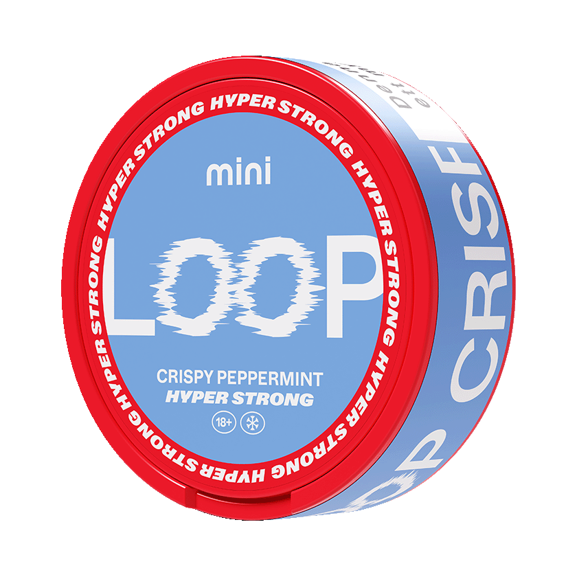 LOOP Loop Crispy Peppermint Mini Hyper Strong Strong – nikotinpåsar