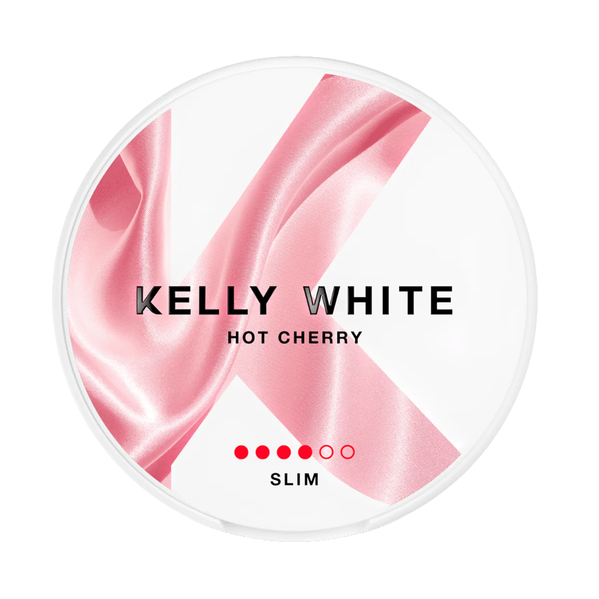 Kellywhite Kelly White Hot Cherry Slim 4 Normal – nikotinpåsar
