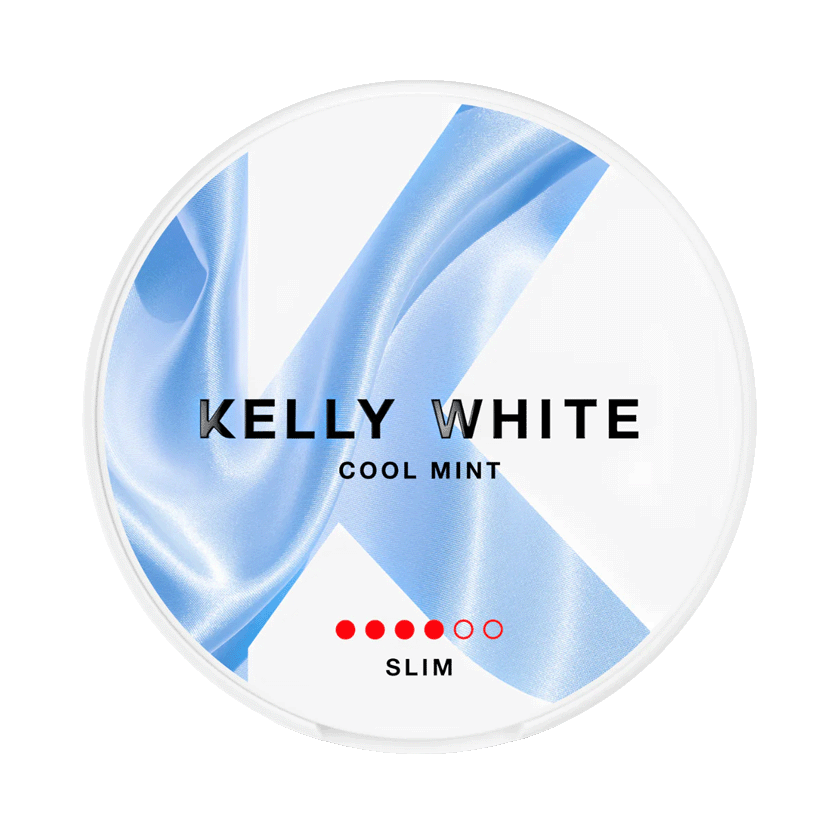Kellywhite Kelly White Cool Mint Slim 4 Normal – nikotinpåsar